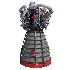 RS-25 Space Shuttle Rocket Engine model